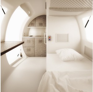 Ecocapsule - off-grid efficient shape