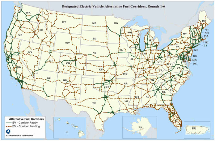 Alternative fuel corridors