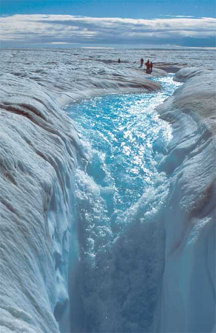 iceflow Climate balancing: sea-level rise vs. surface temperature change rates