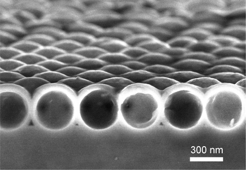 nanoshells Nanoshell whispering galleries improve thin solar panels