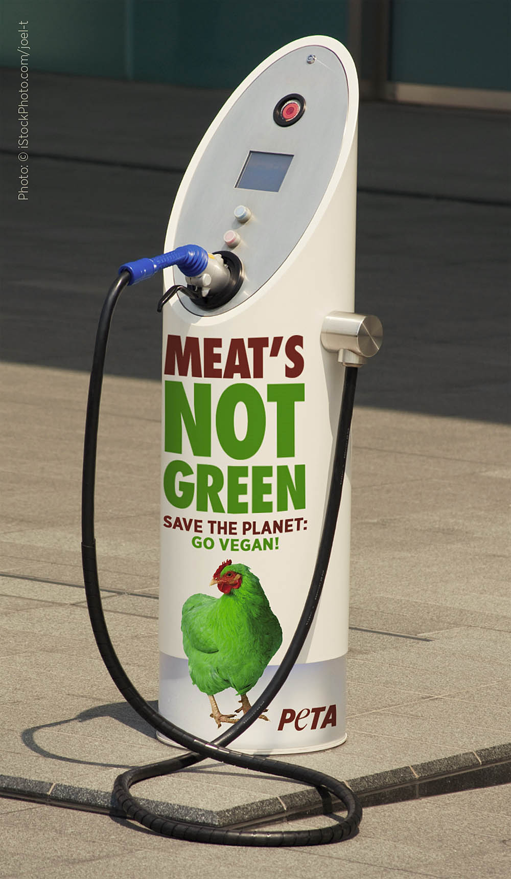 PETA- Boston EV-charge station -vegan