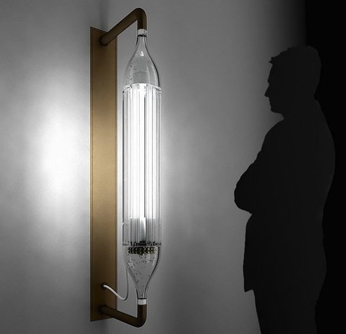 Plumbing water energy to light the house