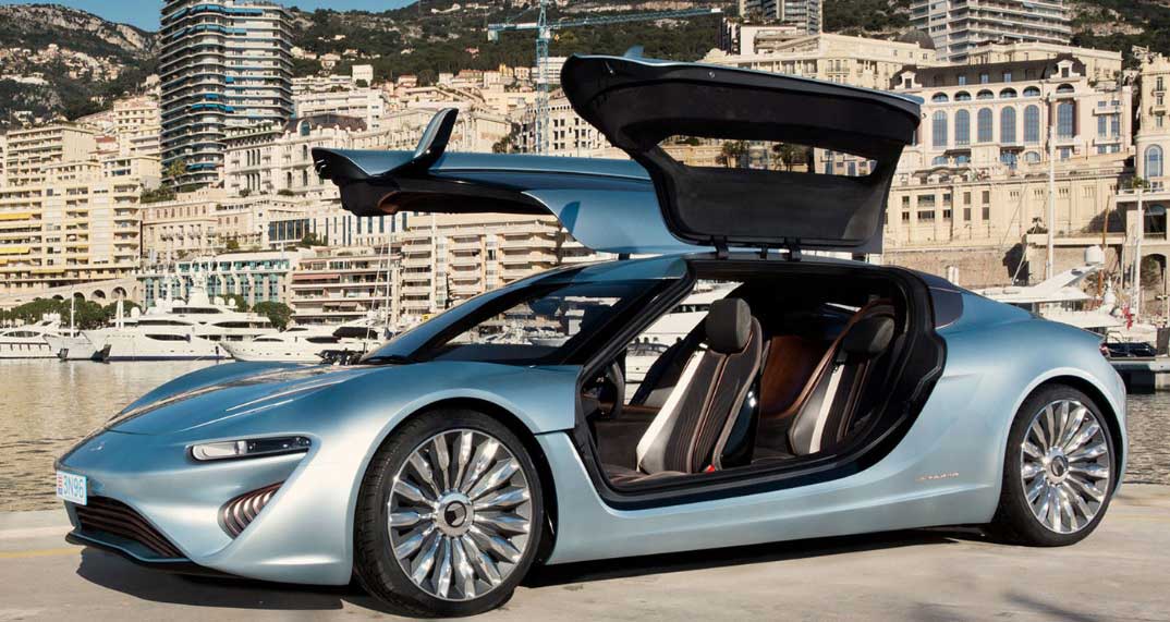 Ouant-e Sport Limousine runs on saltwater