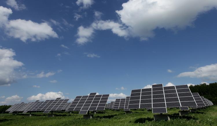 Solar pannels solar power production